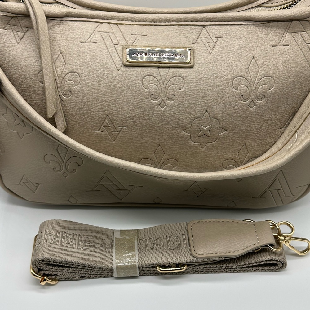 Adrienne Vittadini Tan Hobo Bag - Picture 7 of 11